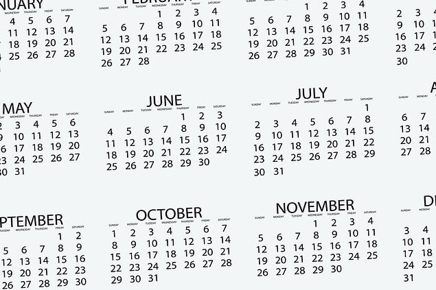 Calendar of main events Algarve