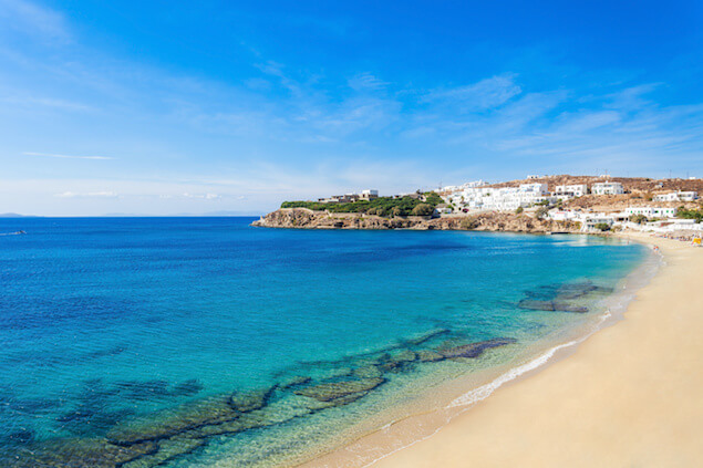 Beautiful beaches Mykonos