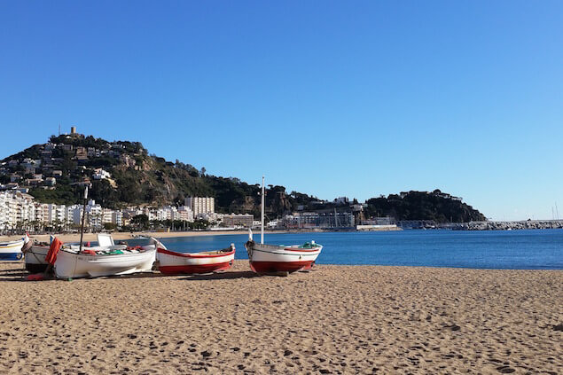 Beautiful beaches Costa Brava