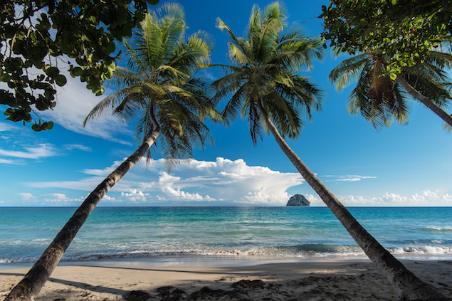 Beautiful beaches Martinique