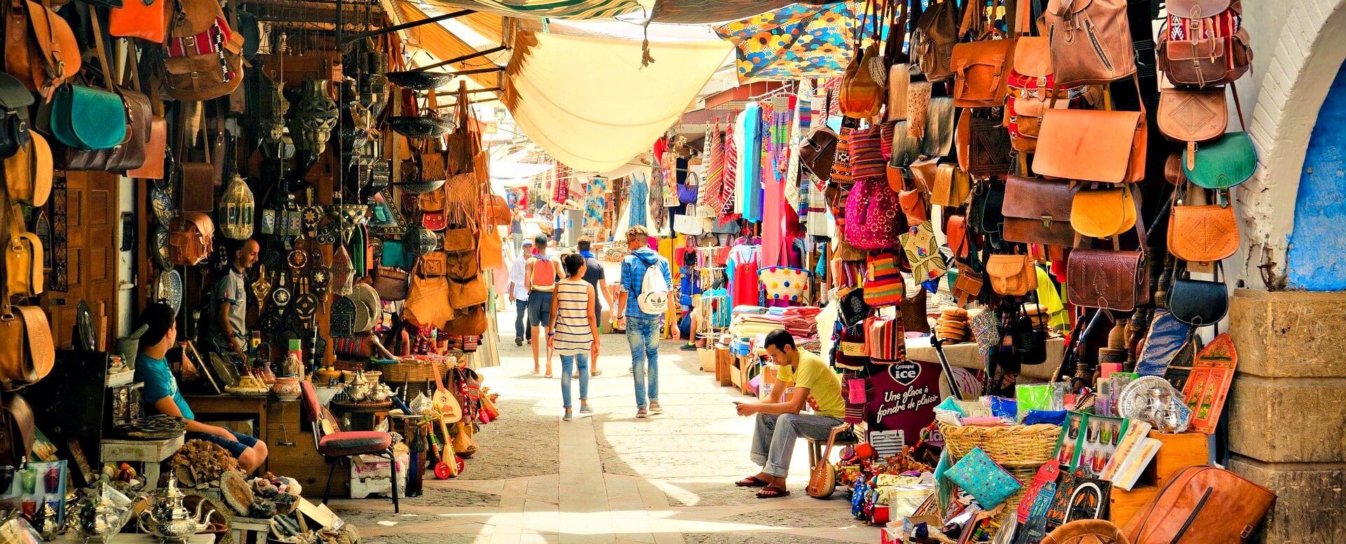 Satisfaction in the Souks - Marrakech