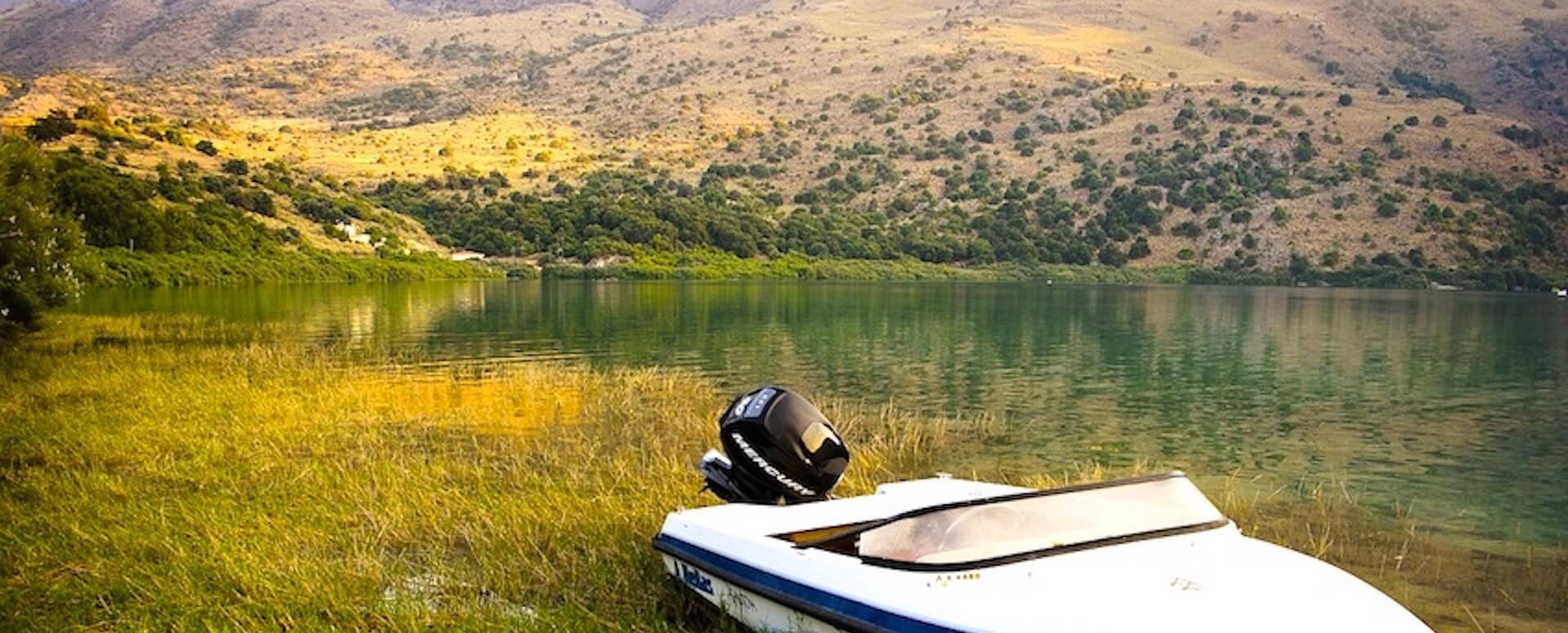 5- Pedalo on Lake Kournas - Crete