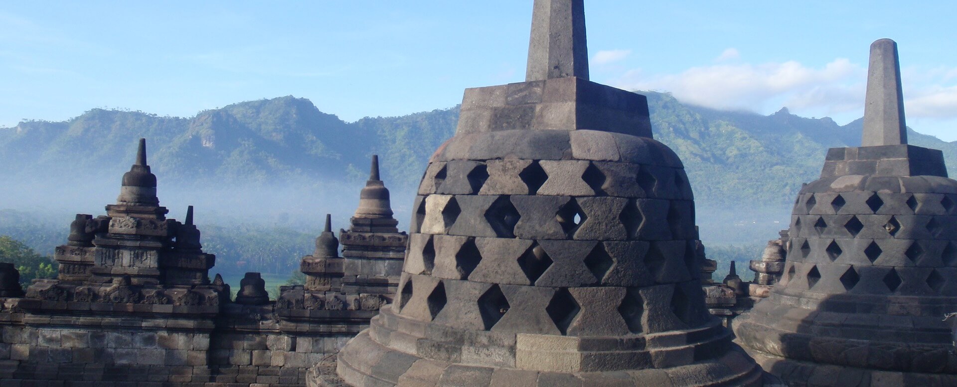 Visiting the temples - Indonesia