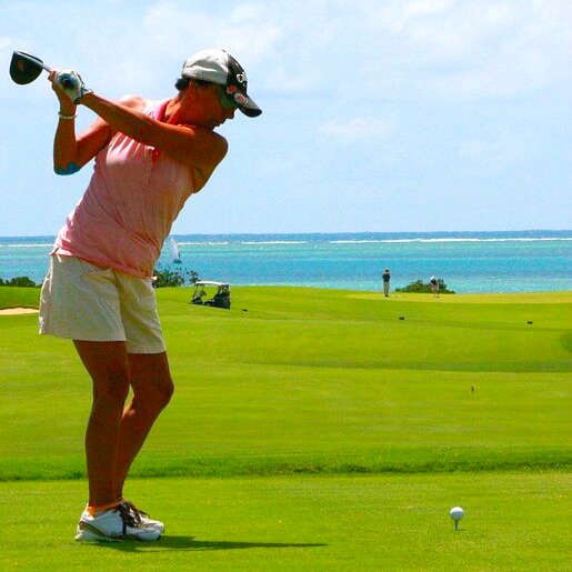 Golfing in Mauritius