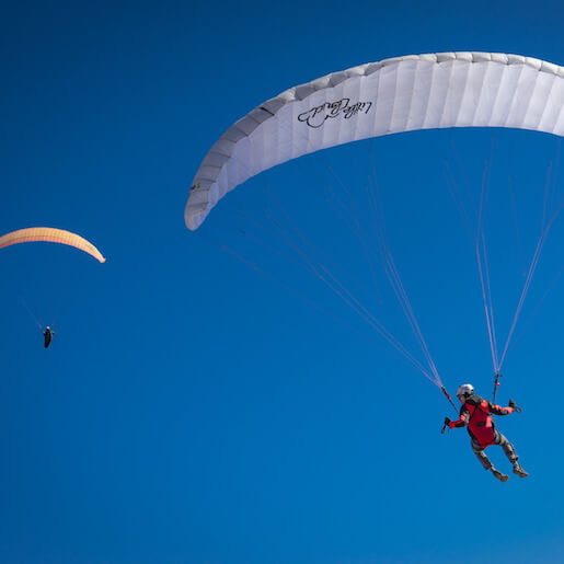 Paragliding: pure adrenaline