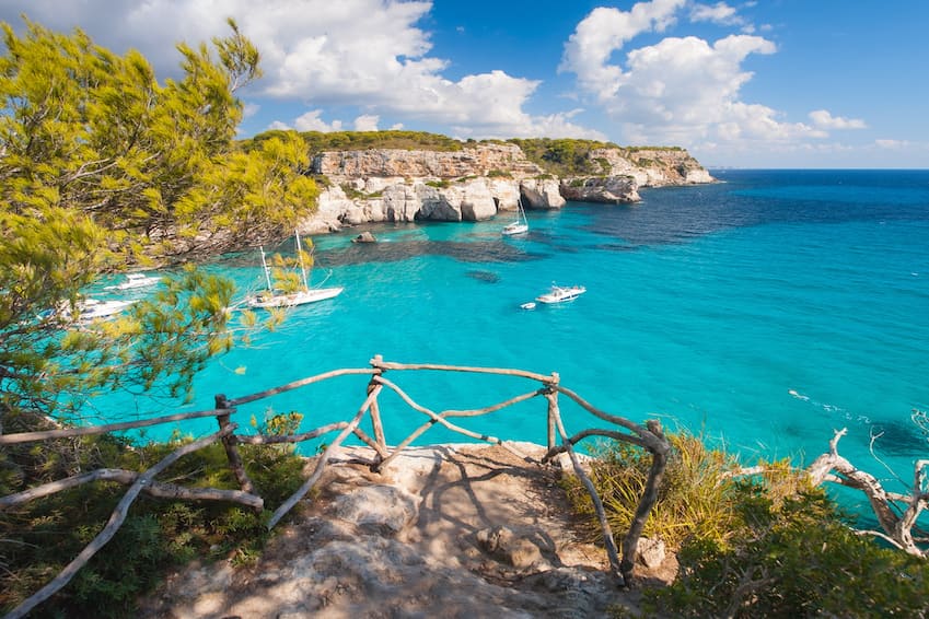 Cala Macarella, the most paradisiacal