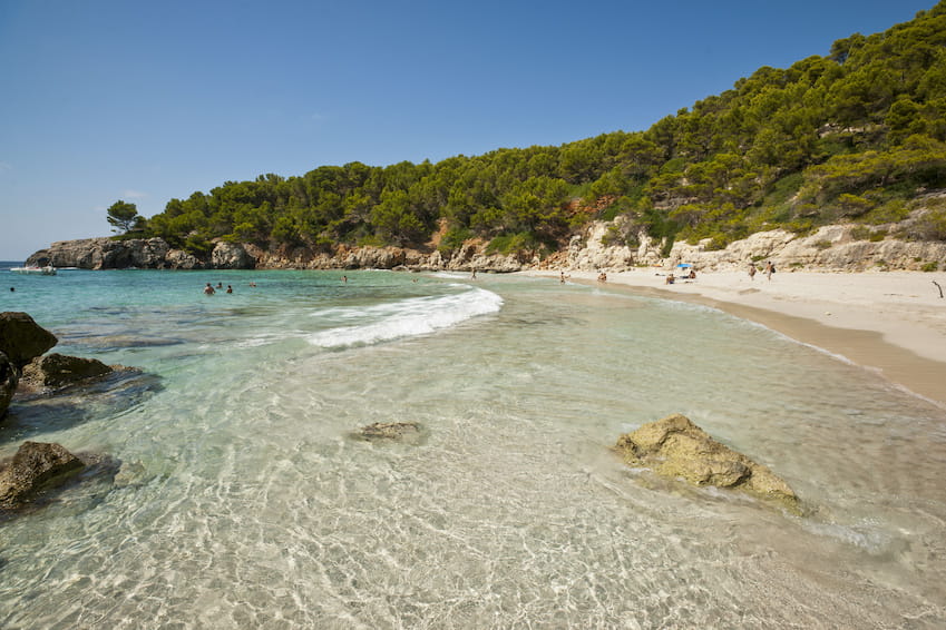 Cala Escorxada, the most isolated