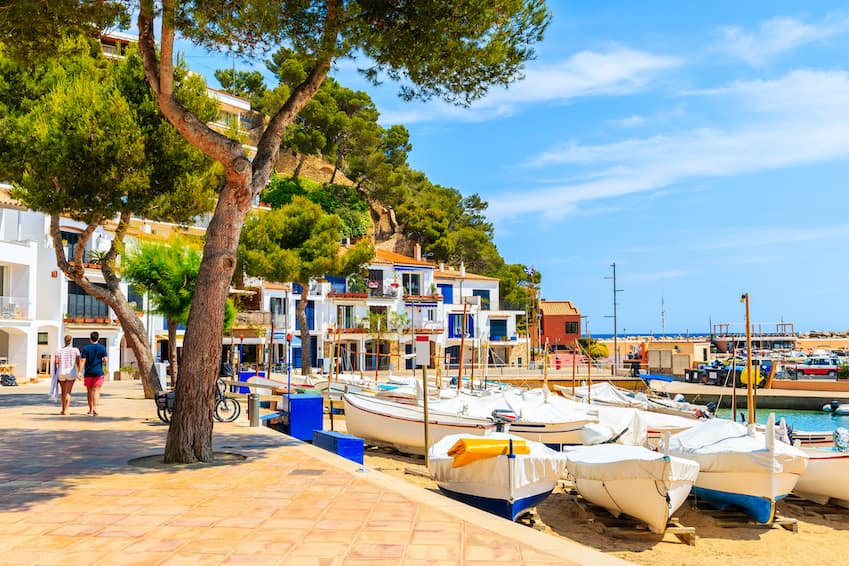 Calella de Palafrugell or Llafranc, typical coastal village
