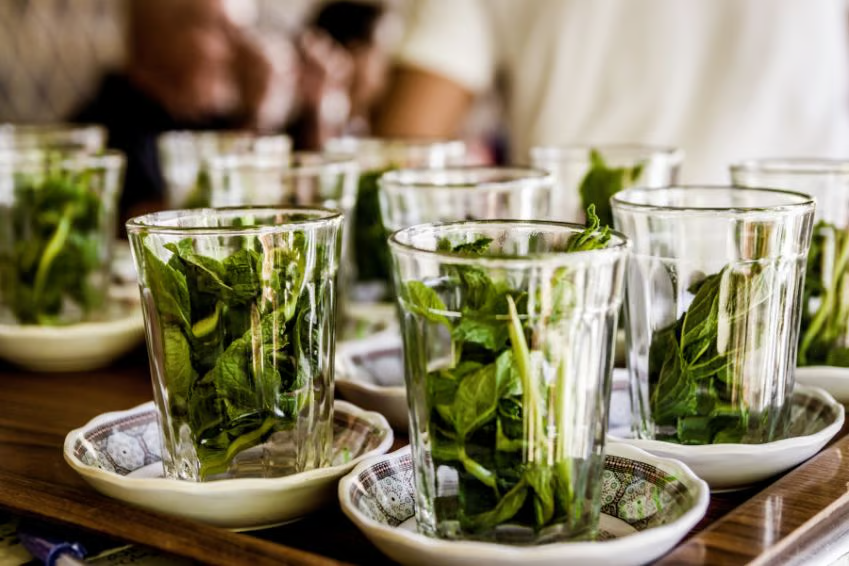 Sip a delicious mint tea in the city centre