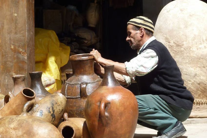 Head to the old town and take in the Ben-Youssef Madrasa