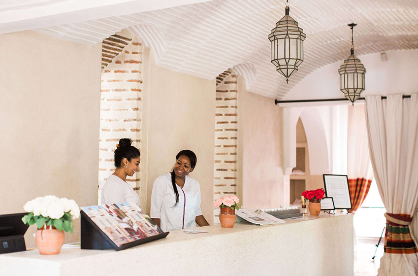 Relaxation and outdoor massages at Beldi Country Club