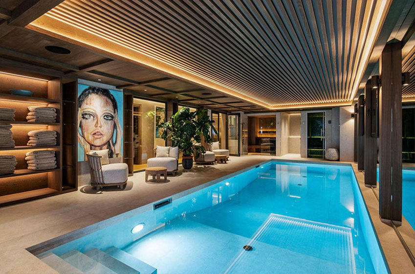 8 Exceptional Ski Chalets with Indoor Pools in the Alps