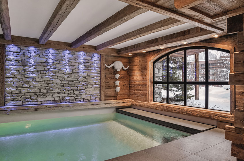 8 Exceptional Ski Chalets with Indoor Pools in the Alps