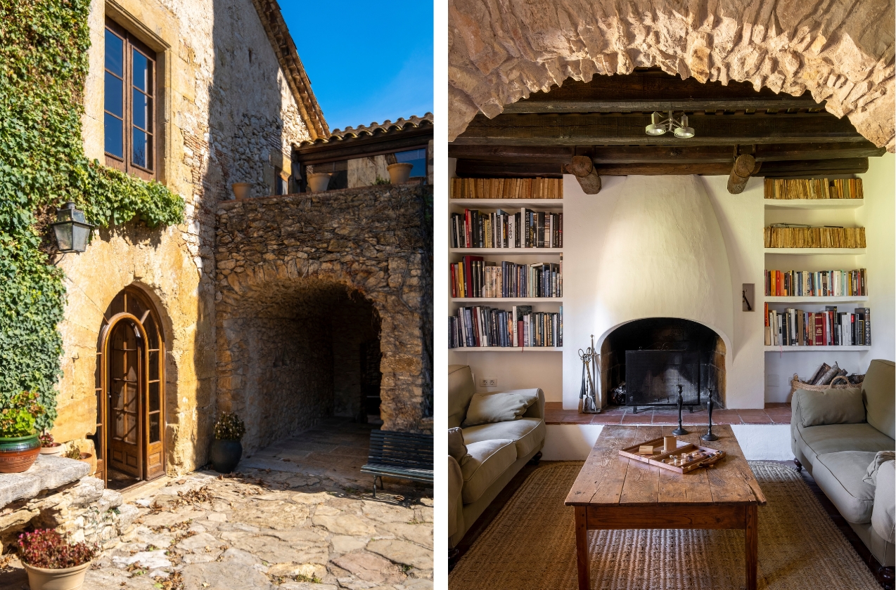 Villa Amparo in Pals: A 16th-century farmhouse for sports fans