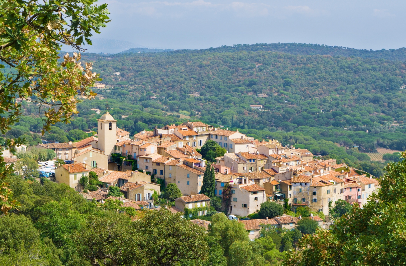 Ramatuelle:  Vineyards above  iconic beaches in the south of France
