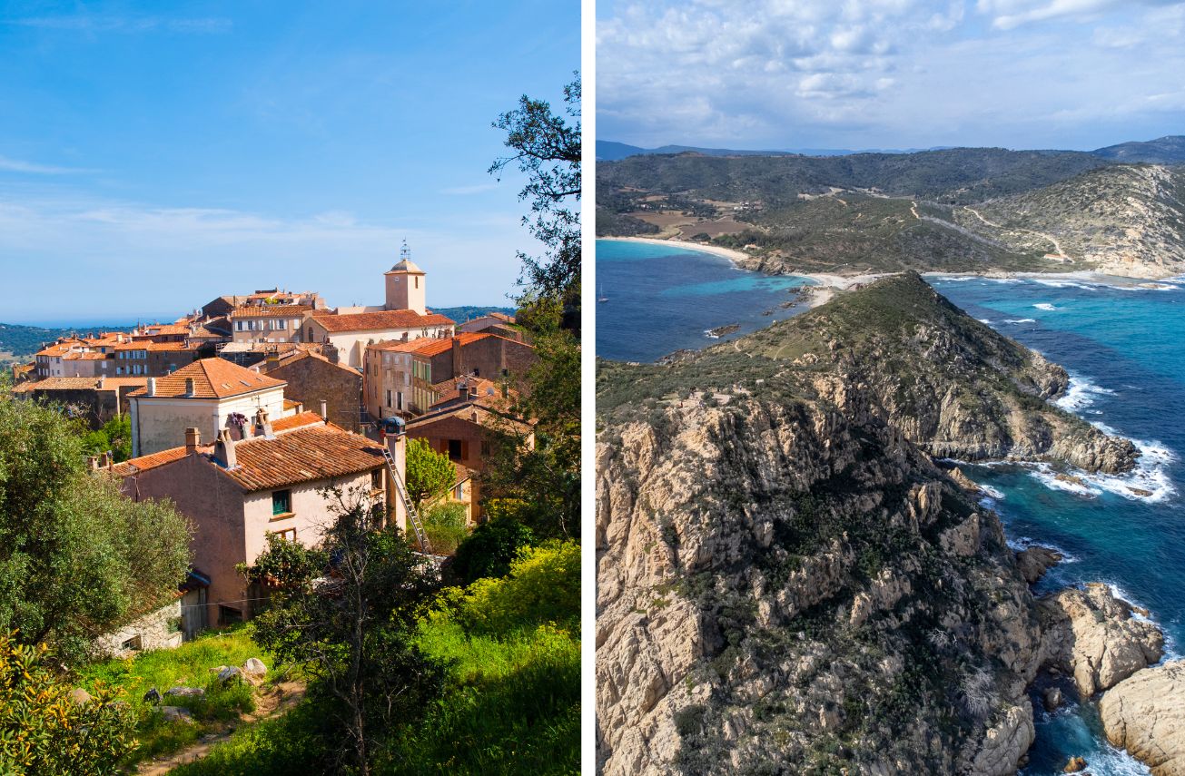 What is Ramatuelle known for? A hilltop village above the beach
