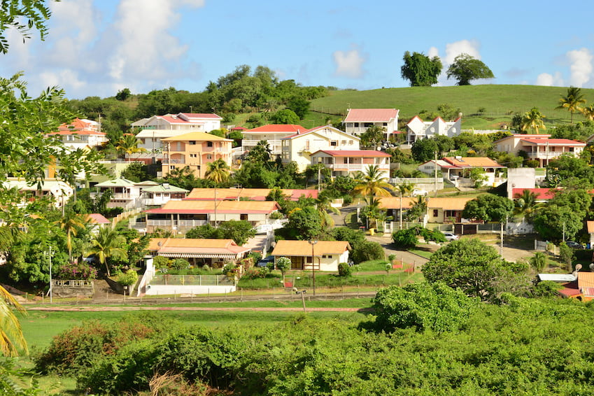 The centre of the Vauclin village