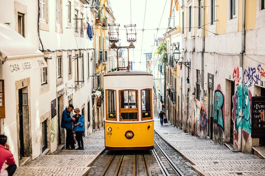 Take a ride on tram 28, the city symbol.