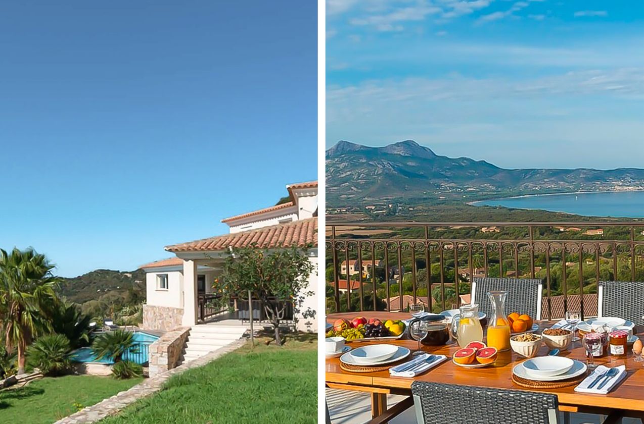 Villa Marcu: a luxury villa with sea and mountain views in Corsica