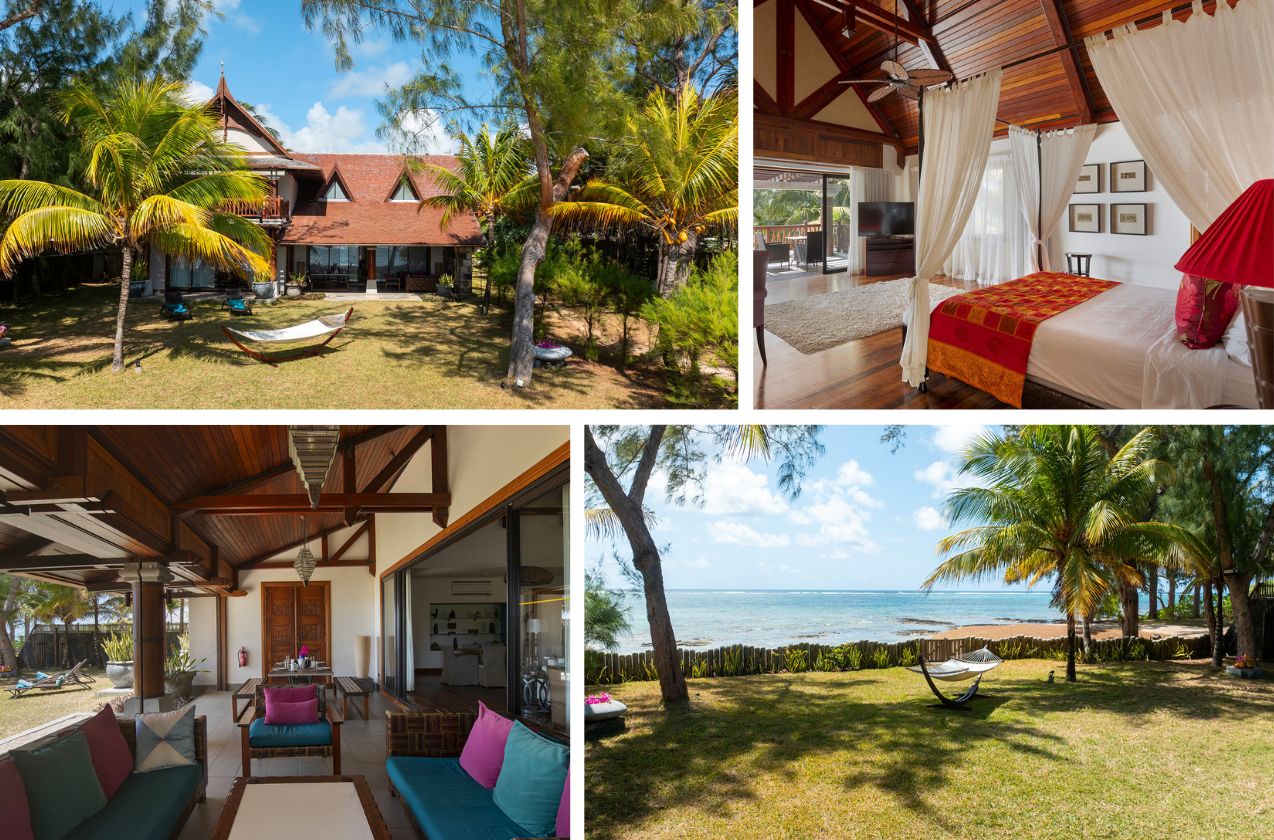 Villa Tiara: a luxury beach villa with lagoon views in Mauritius