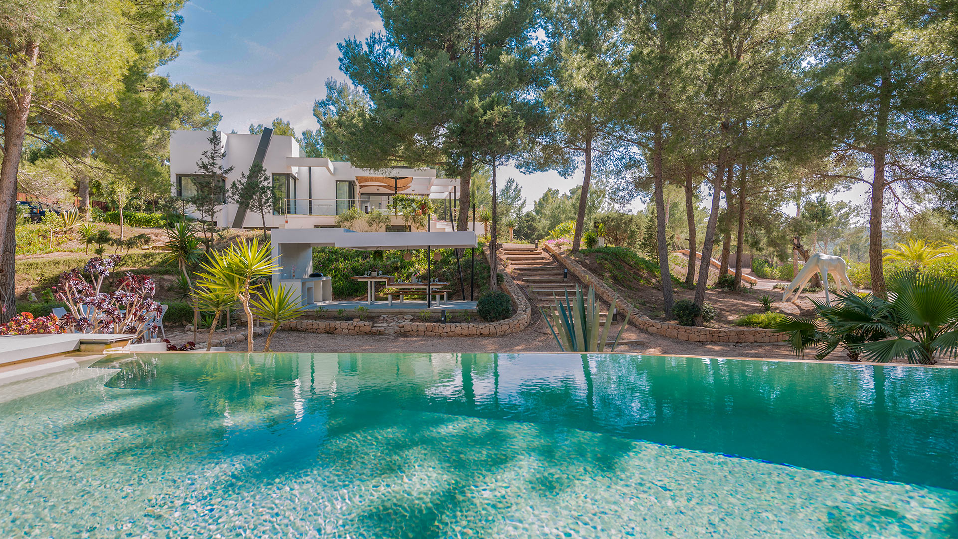 Villa Canal des Mila, Rental in Ibiza