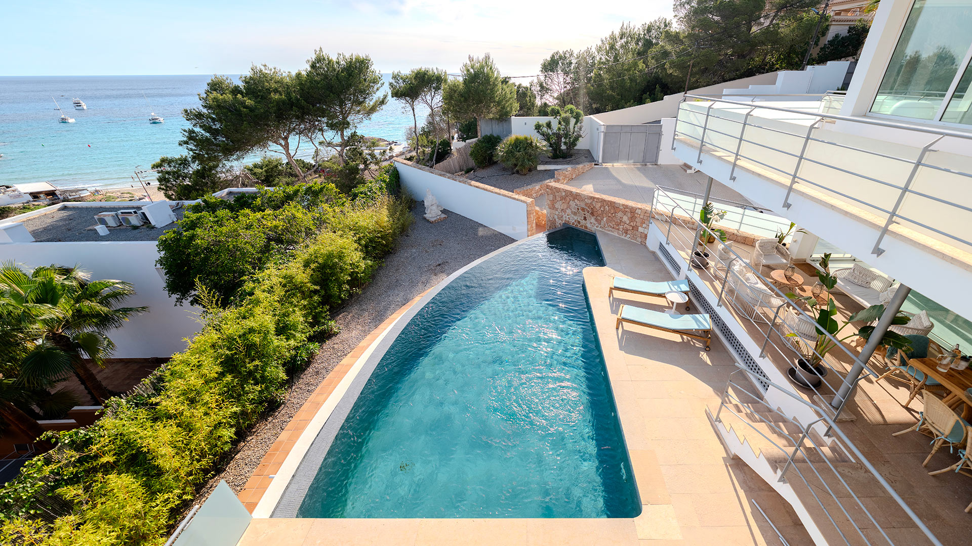 White beach — Cala Tarida